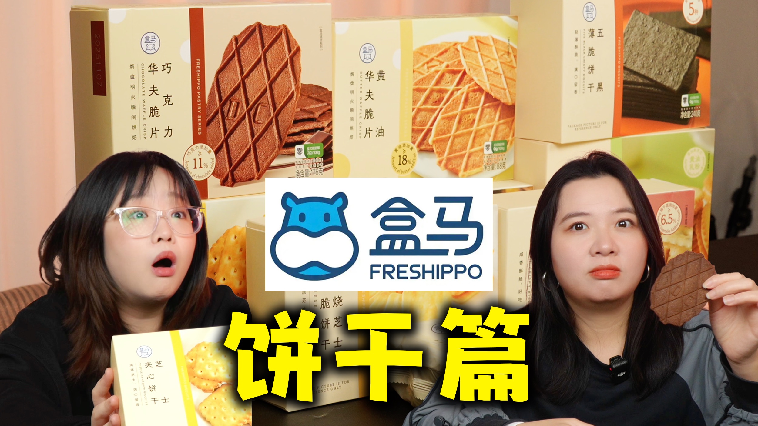 盒马自营零食大测评:饼干篇-恰坨子咯-恰坨子咯-哔哩哔哩视频