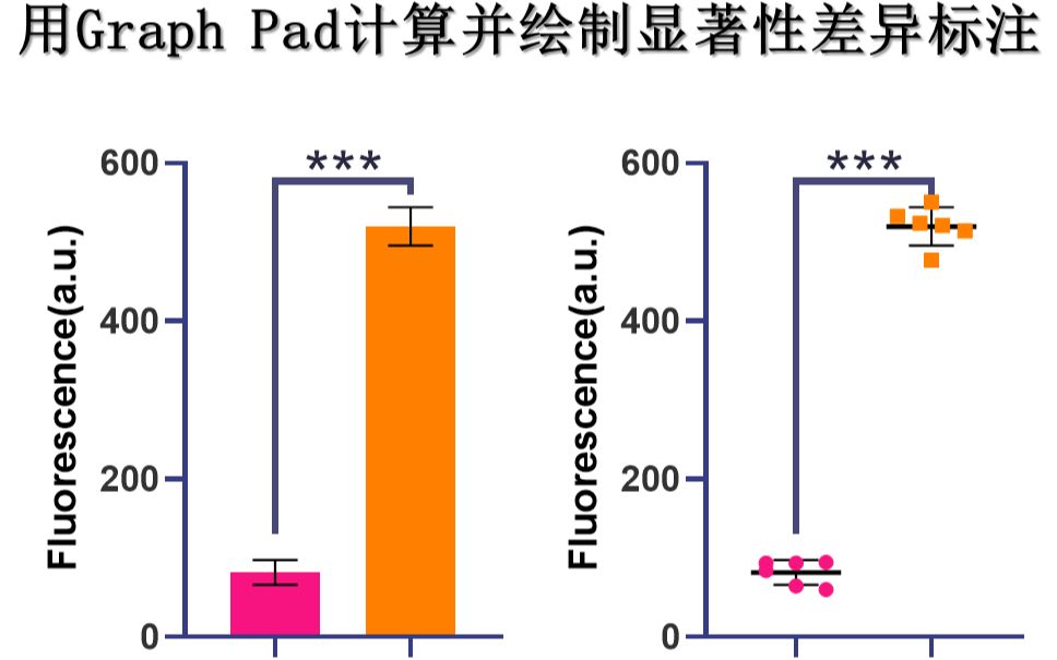 【简介区免费领课】科研绘图graphpad绘制柱状图并计算显著性差异哔哩哔哩bilibili