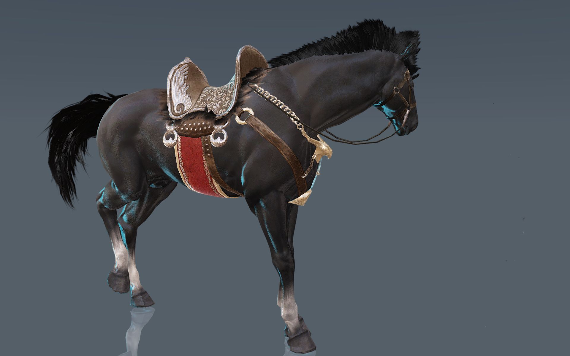 黑色沙漠 坐骑马 动作表现参考