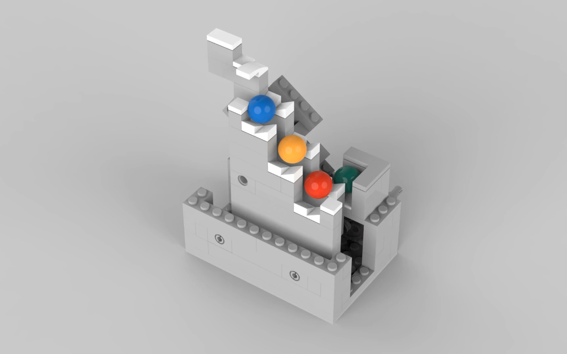 puzzlego乐高gbc循环运球装置演示动画