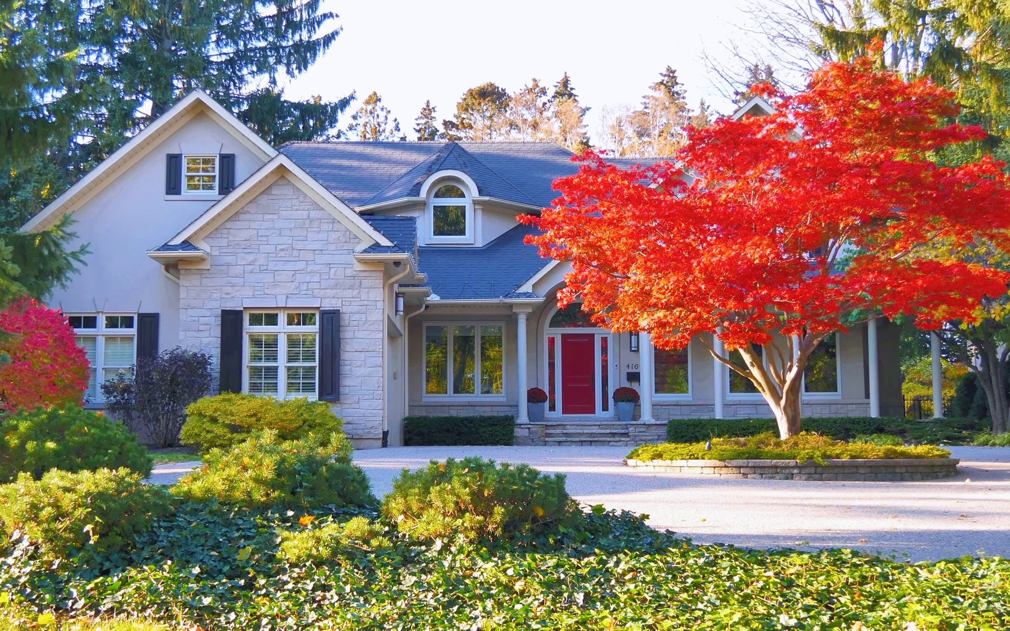 【4k】漫步别墅区 伯灵顿美丽社区的加拿大住宅数百万美元的房子