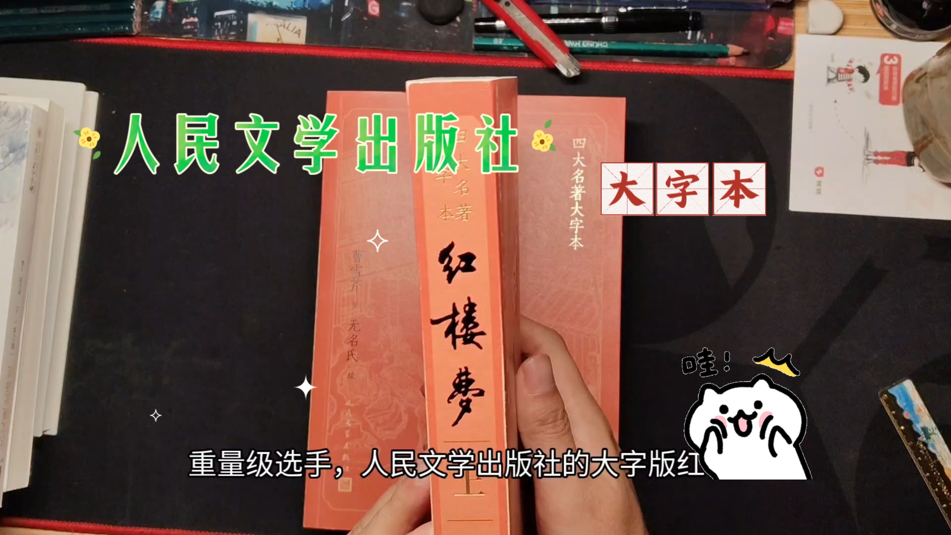 【有书有真相】人民文学出版社 大字版《红楼梦》哔哩哔哩bilibili