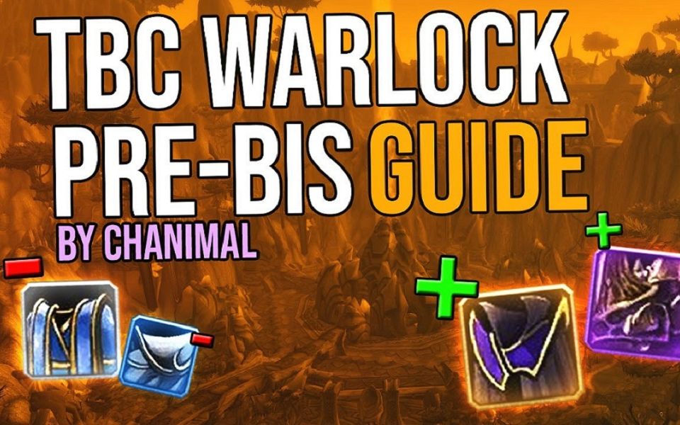 【中字熟肉】chanimal的tbc-s1季前术士配装指引