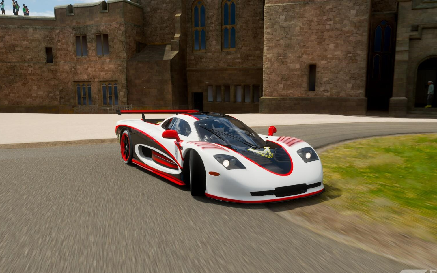 极限竞速地平线4莫斯勒mt900s第一人称迎战巨汉