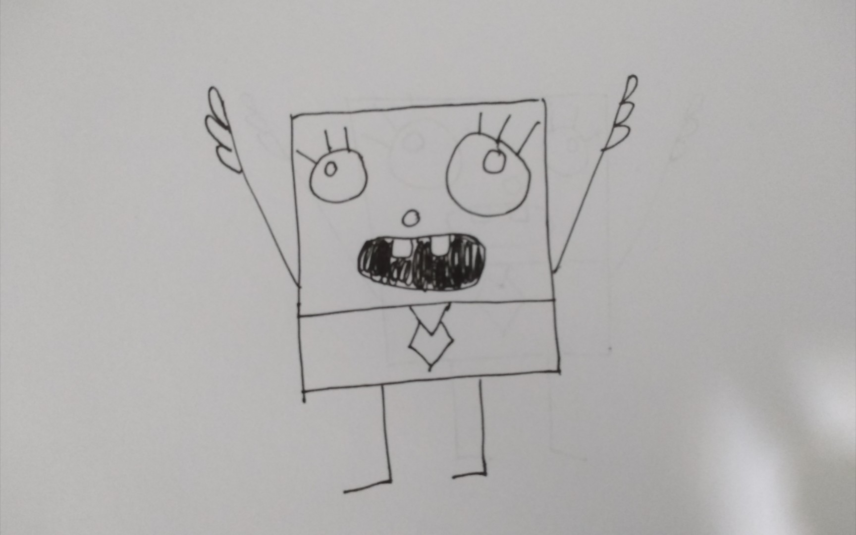 海绵宝宝铅笔人,羊毛毡,但是摆烂