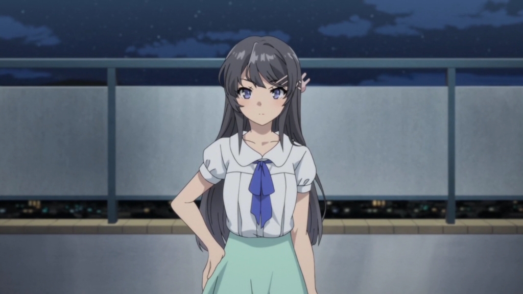 二次元美少女欣赏——月光下的兔女郎 樱岛麻衣 《青春猪头少年会不会