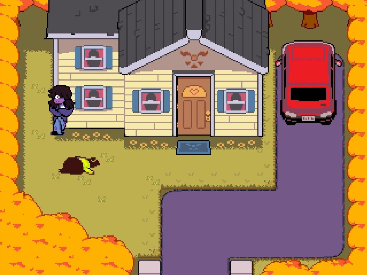 【deltarune】kris的奇怪上学方式?