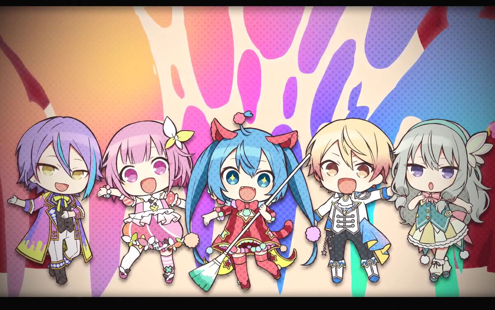 [图]【ワンダーランズ×ショウタイム × 初音ミク】魔法笔刷【2DMV／『世界计划 多彩舞台』收录曲 SEKAI ver.】