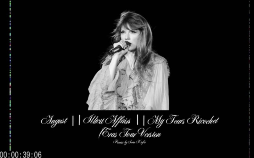 [图]Taylor Eras Tour 官方过渡: 民俗三大忧伤 August/ Illicit Affairs / My Tears Richoet | 饭制现场版