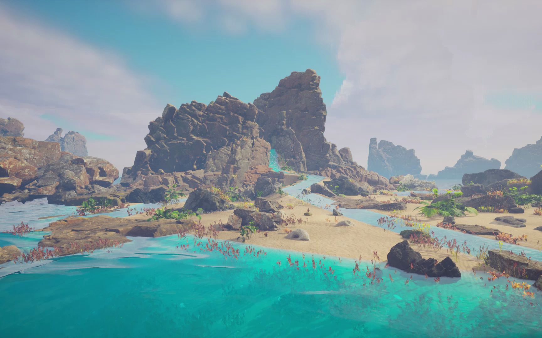 虚幻5ue5风格化场景个人练习海岛