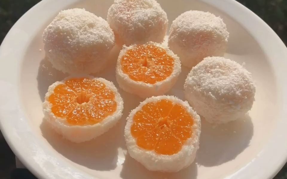 砂糖橘做的大福真的太好吃啦!