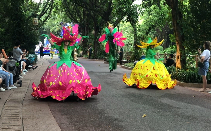 长隆花车大巡游,考拉和花仙子part