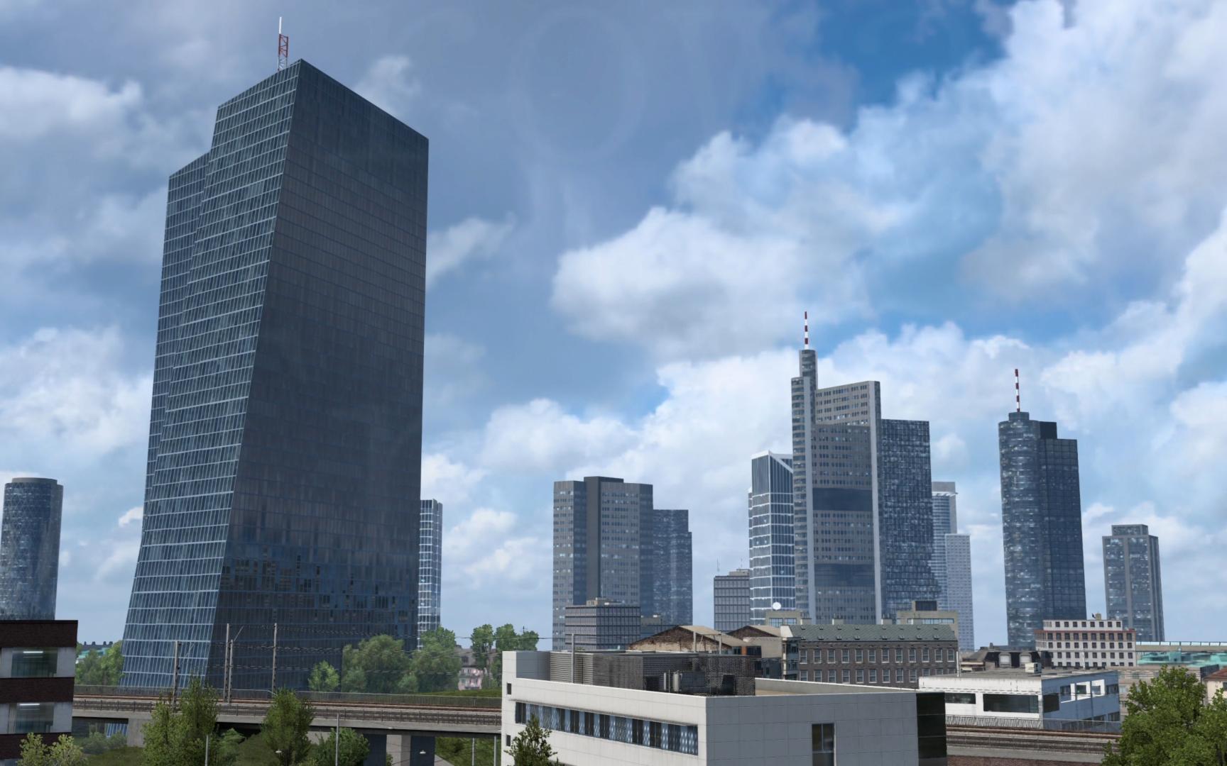 欧洲卡车模拟2-景点-法兰克福天际线