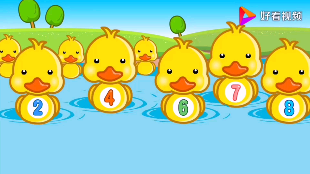 当儿歌数鸭子被倒放