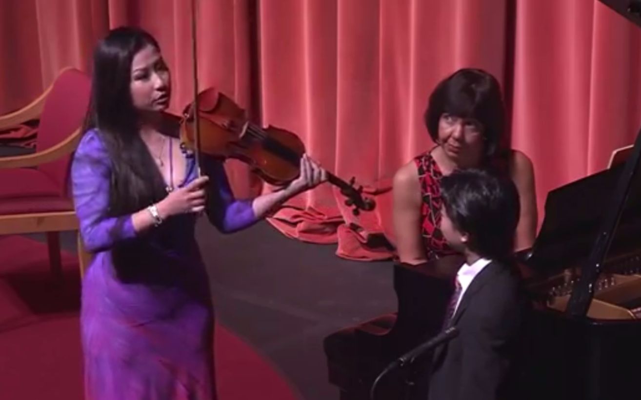 [图]Meet the Artist - Sarah Chang - Violinist - October 3, 2013 莎拉张 大师课