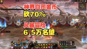 Download Video: 神界白图和风暴普通金币砍70%，风暴冒险名望6.5万