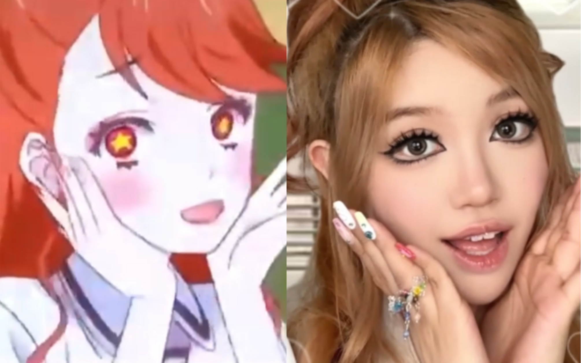 游戏三人娘现实版仿妆|叫本辣妹不化妆是不可能的啦!