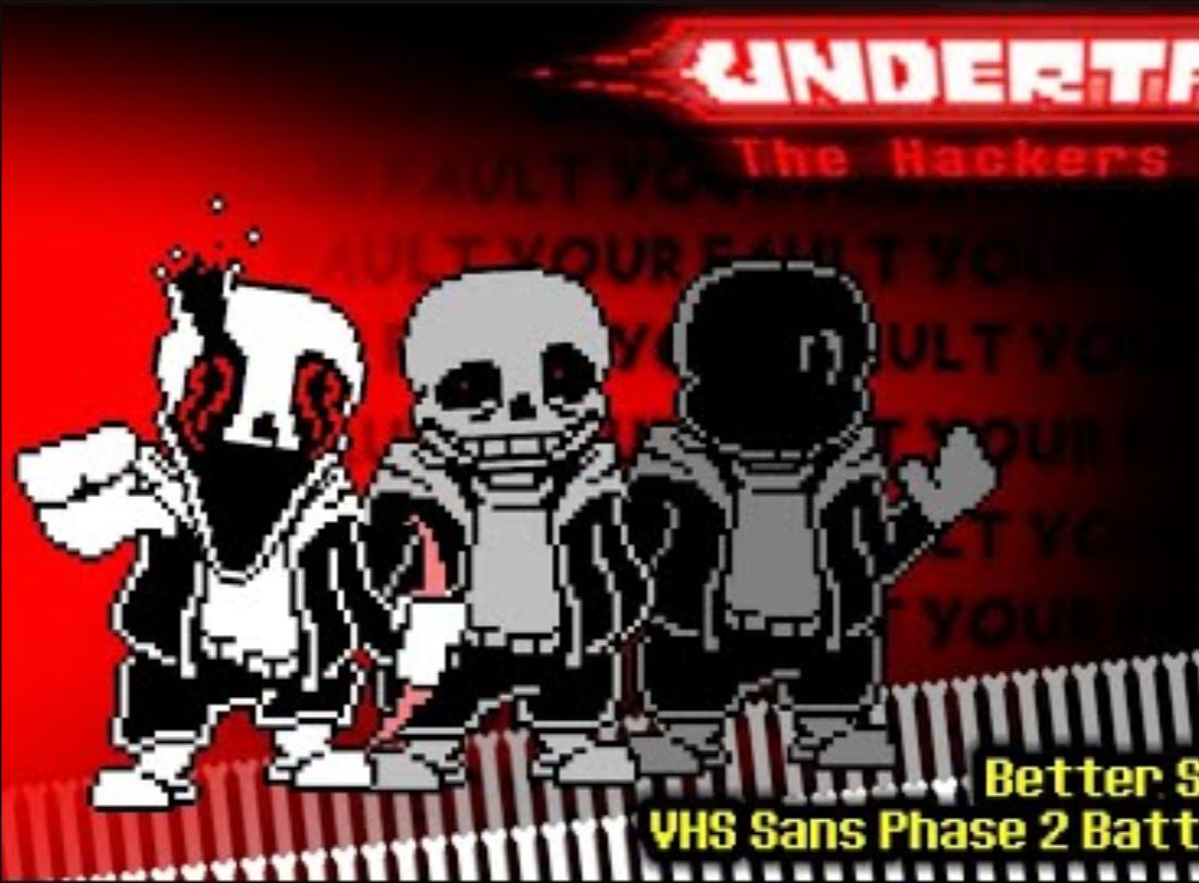 [图]【Undertale动画/授权代发/中字】黑客结局 (VHS Sans) | Phase 2（BY：Corey Animations）