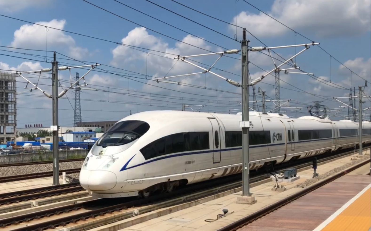 活动  【铁道调研】和谐号crh380bg-5812沈阳方向通过京哈高速线四平