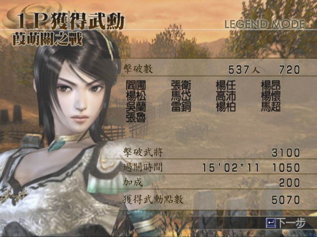 【真三国无双4】彩姑娘有成为我新苦主的苗头!星彩葭萌关之战无伤全灭