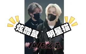 Download Video: 【straykids/1415城菲】炫酷灰毛rapper旁边是他的金毛小明星男友