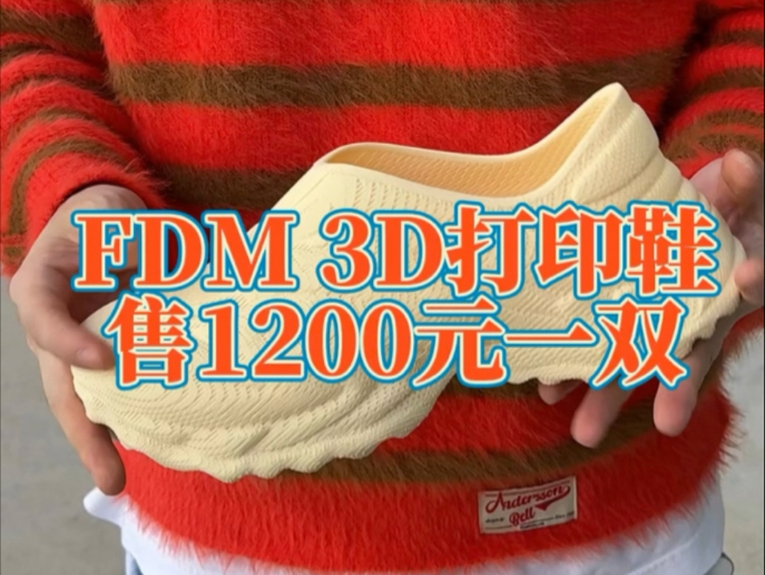 1200一双的FDM 3d打印鞋,成本其实可以降低非常多哔哩哔哩bilibili