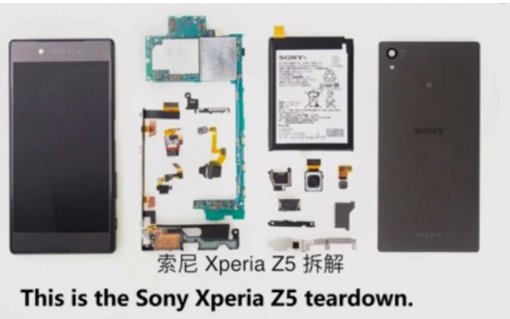 Sony Xperia Z5完全拆解哔哩哔哩bilibili