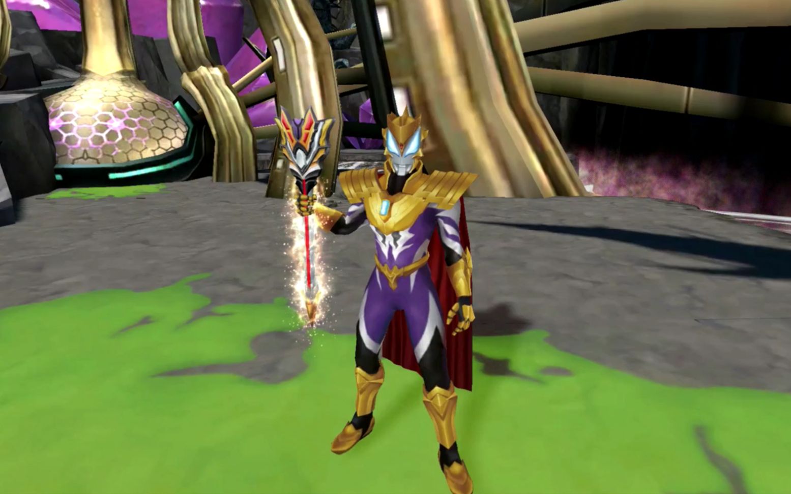 奥特曼传奇英雄捷德尊皇形态王者圣剑秒杀伽古拉跨级挑战电弧贝利亚