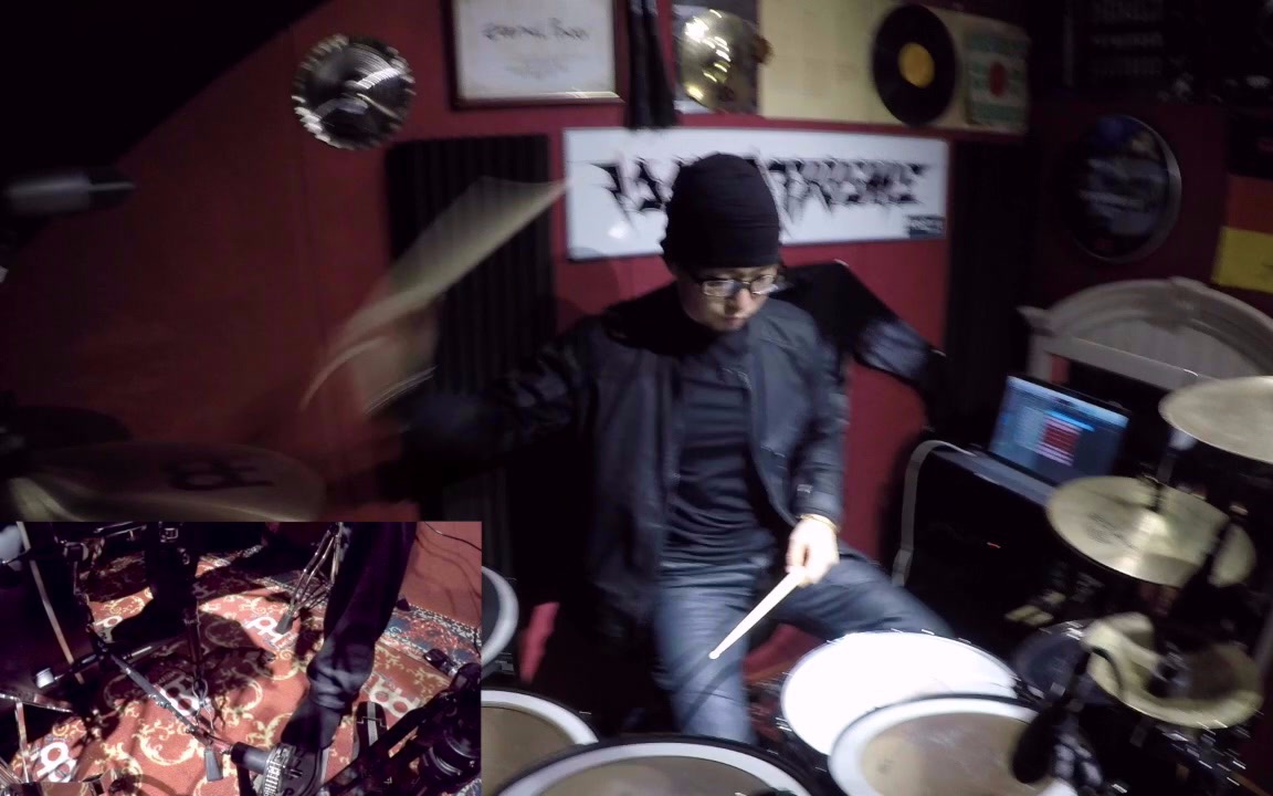 [图]架子鼓翻奏 drum cover：king for a day-pierce t he veil