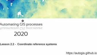 AutoGIS 2021 Lesson 2.2 - Coordinate reference systems(2020)