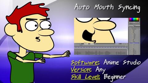 Auto Lip Syncing Anime Studio Tutor - Moho Pro (Anime Studio) Tutorials