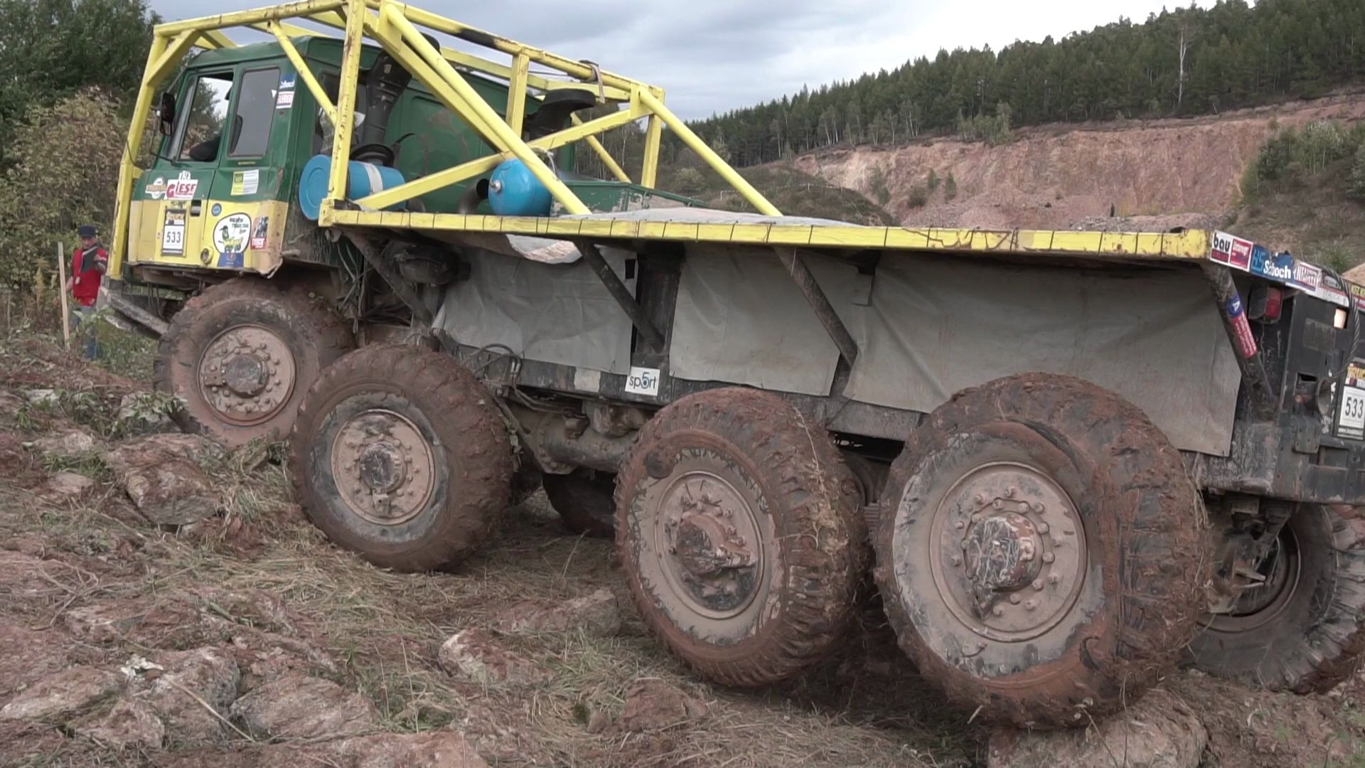 德国 2019 太脱拉 8x8卡车越野