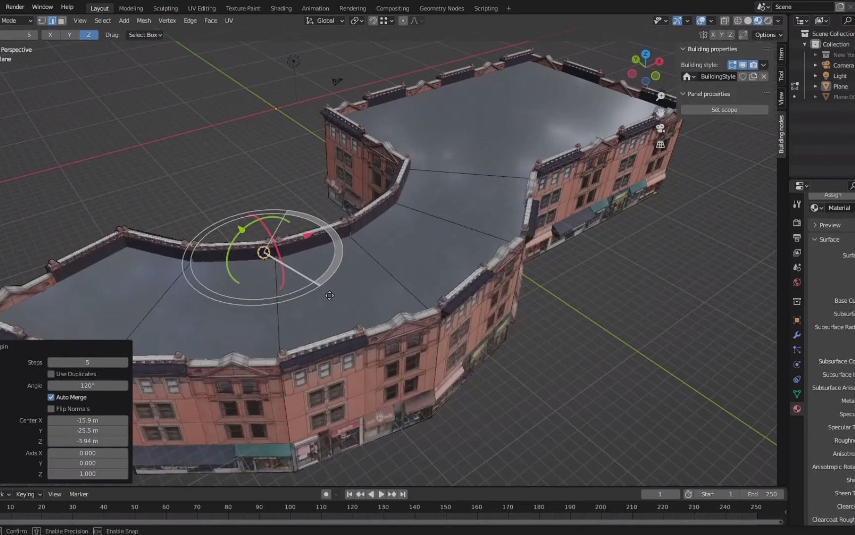 iBlender中文版插件Building Nodes教程程序化生产建筑城市房屋节点预设资产Blender插件哔哩哔哩bilibili