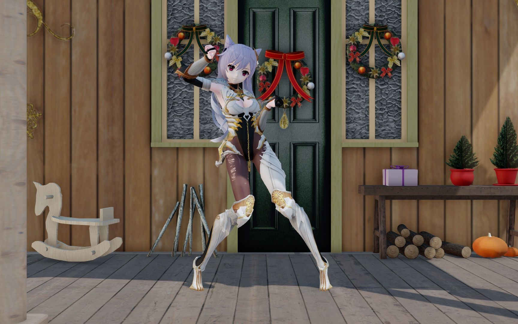 活动作品跟着刻晴小姐姐摇摆你们的身体