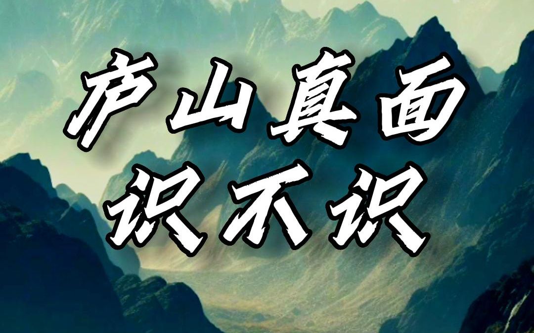 用AI画画假装自己是摄影大师! | 庐山真面哔哩哔哩bilibili