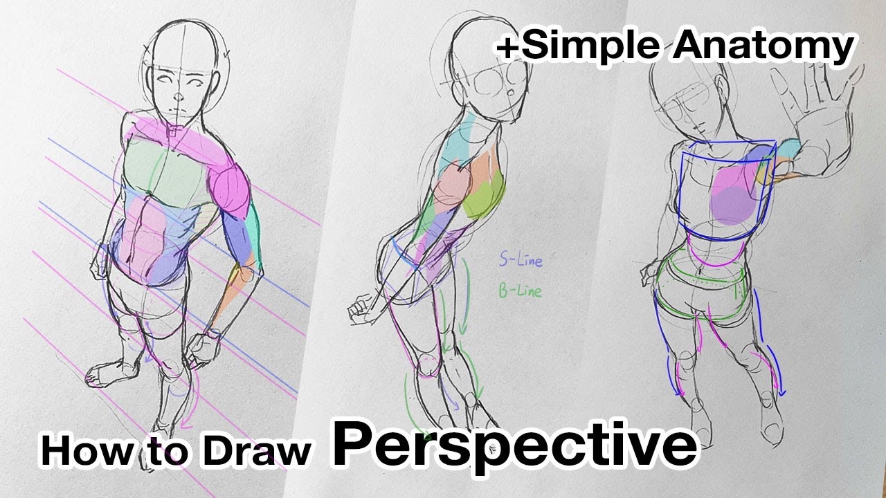 如何绘制透视图(俯视图)| 绘画教程 | ChommangDrawing哔哩哔哩bilibili