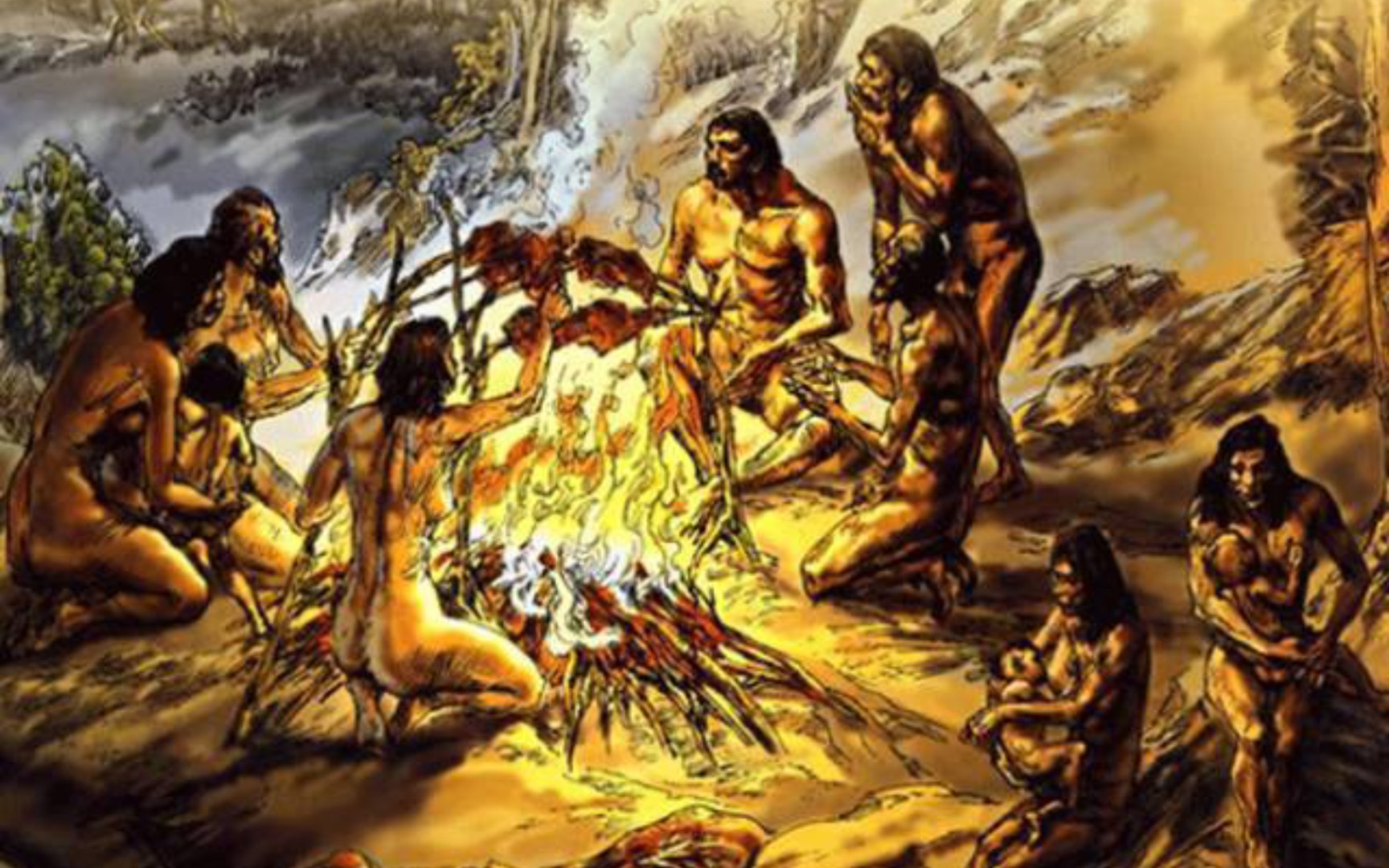 上下五千年--燧人氏钻木取火