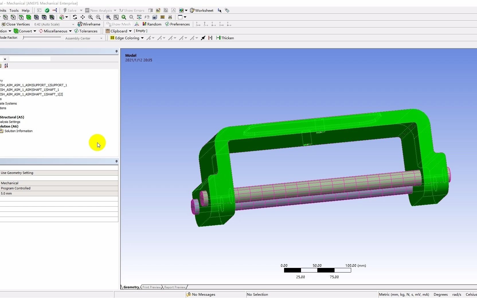 30分钟快速学会ansys workbench画网格哔哩哔哩bilibili