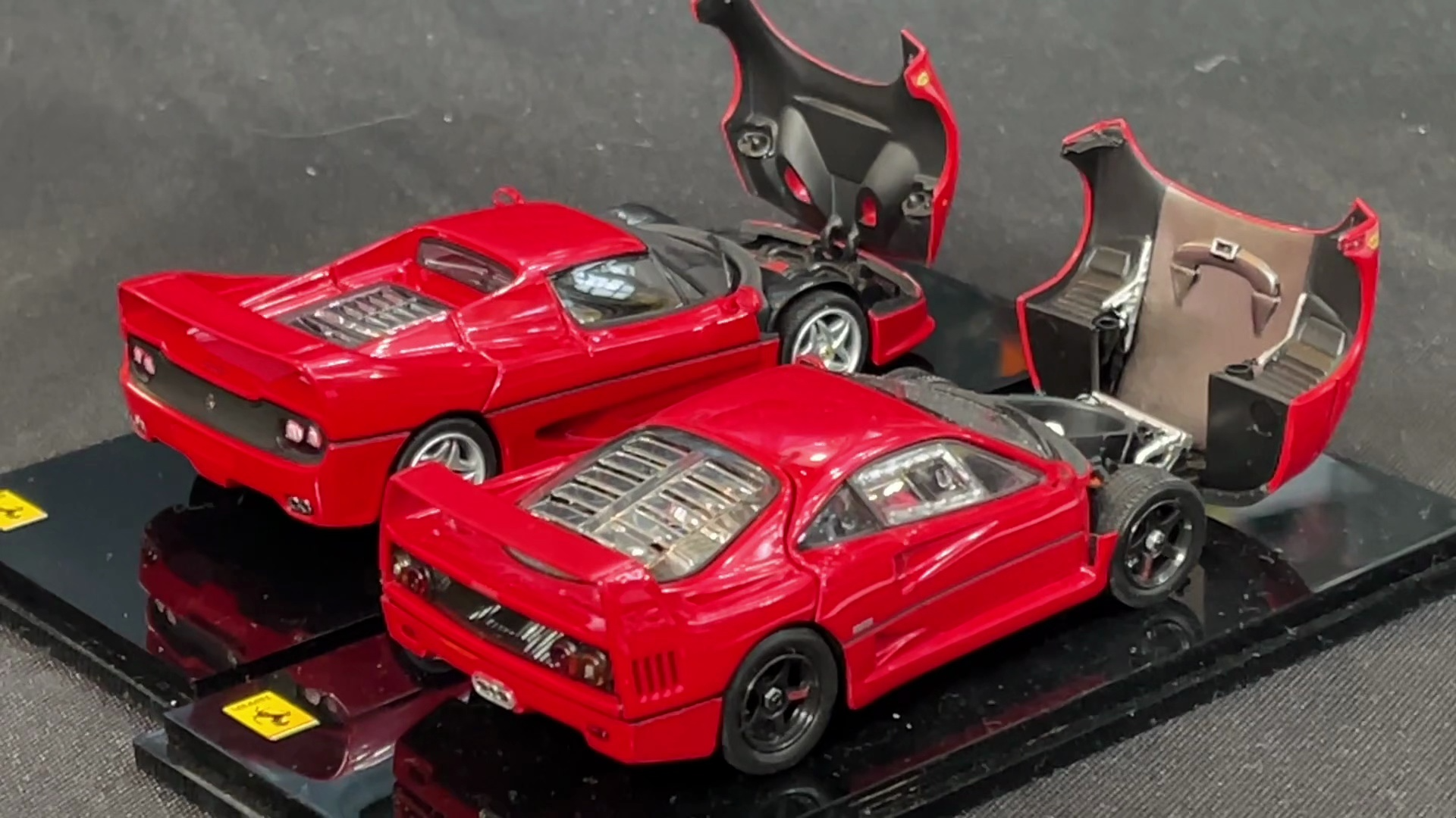 Kyosho 京商 1:43 合金开盖 Ferrari 题材系列装饰板样品模型哔哩哔哩bilibili