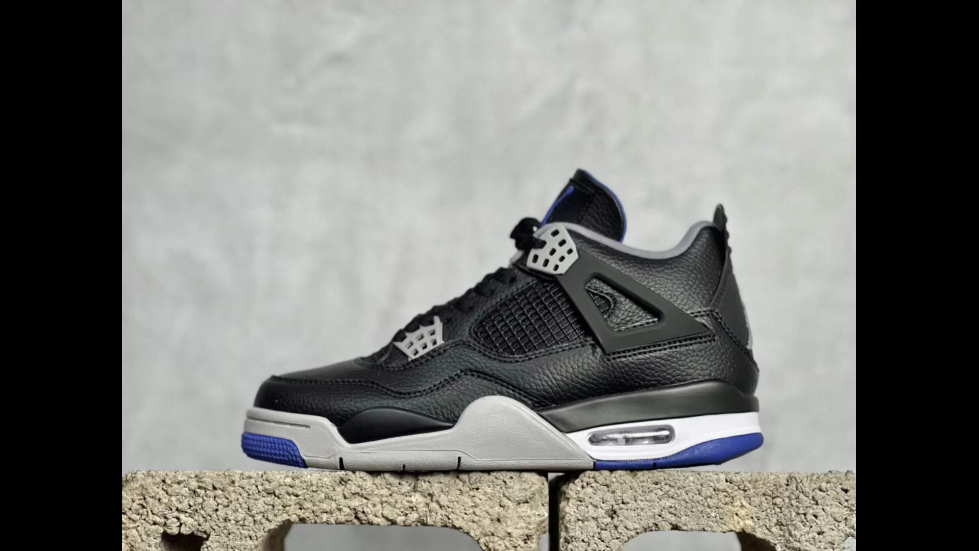 乔丹 air jordan 4 alternate motorsport 赛车黑蓝篮球鞋 aj4 308497
