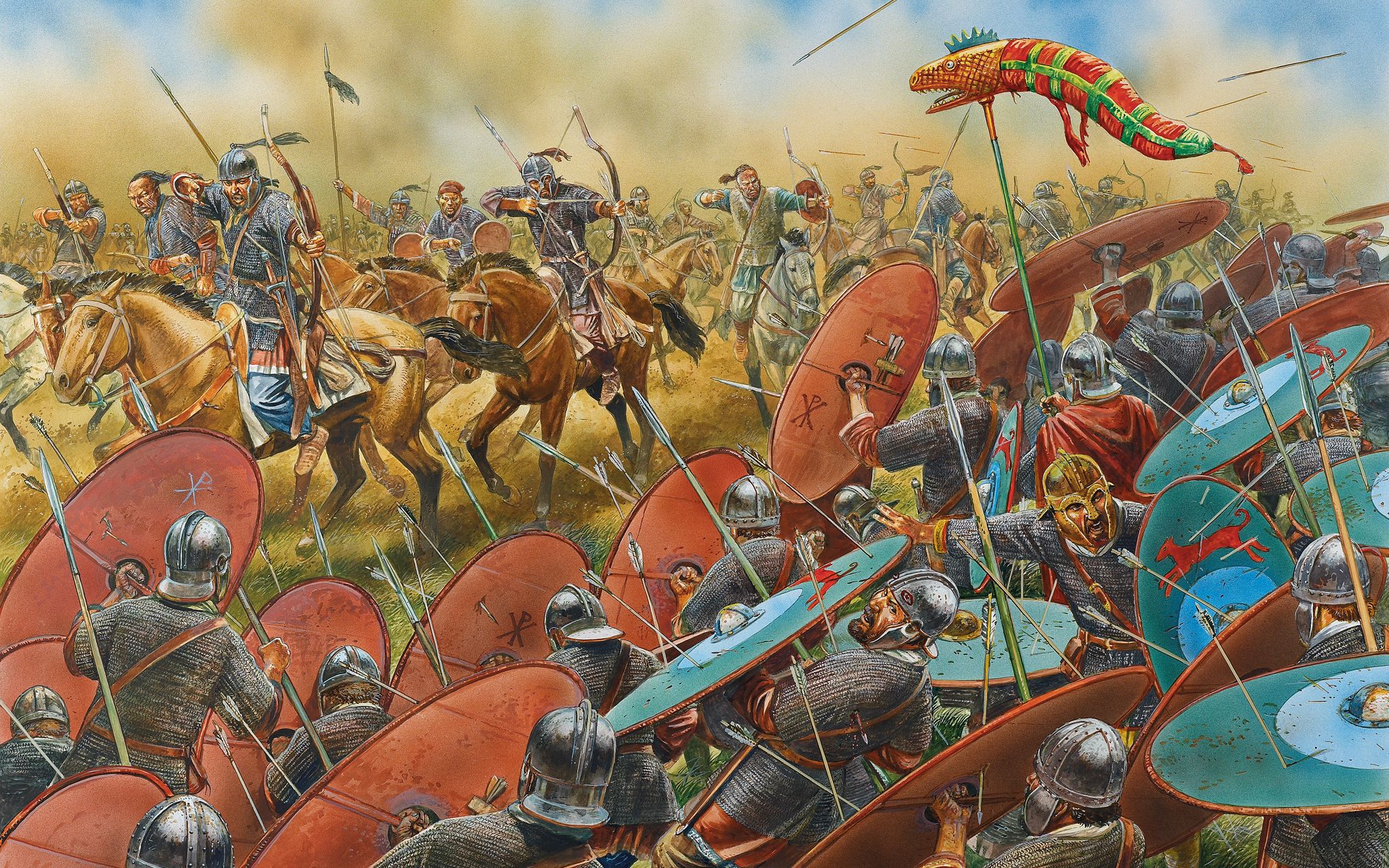 罗马万人大军怒斩匈人游牧骑兵之传奇难度沙隆会战解说