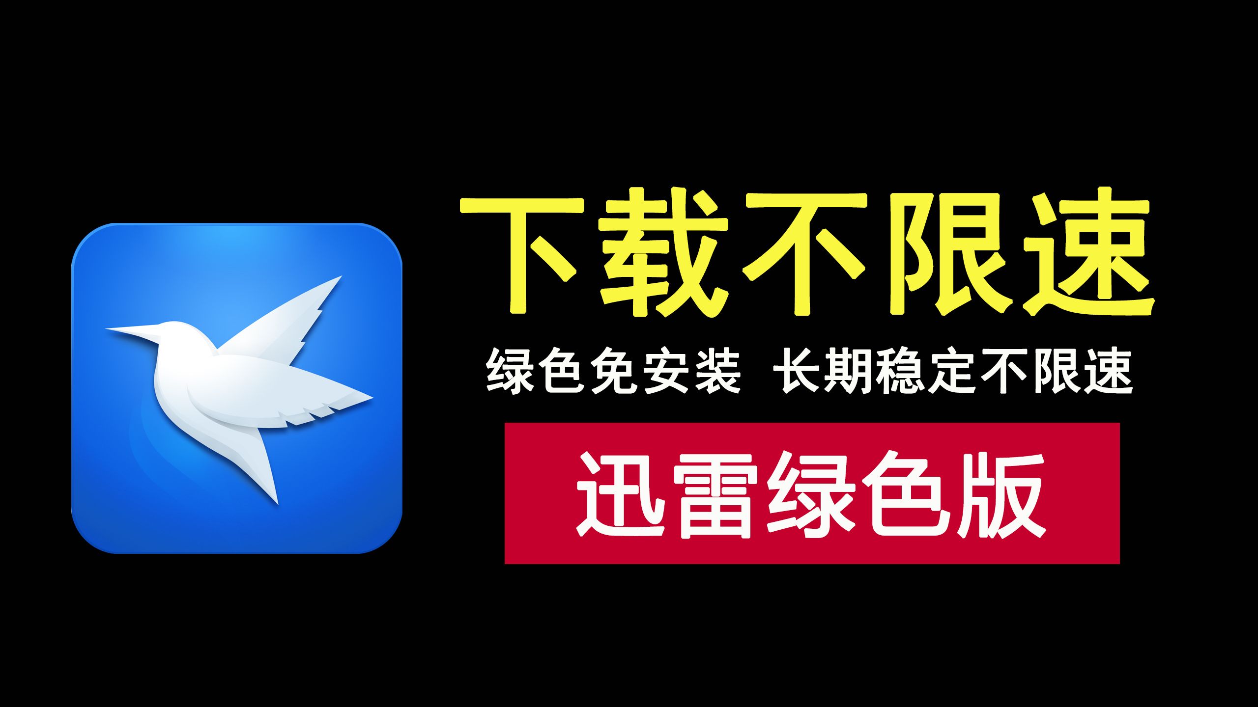 这款迅雷绿色版下载不限速,解压即用无需安装,长期稳定!哔哩哔哩bilibili