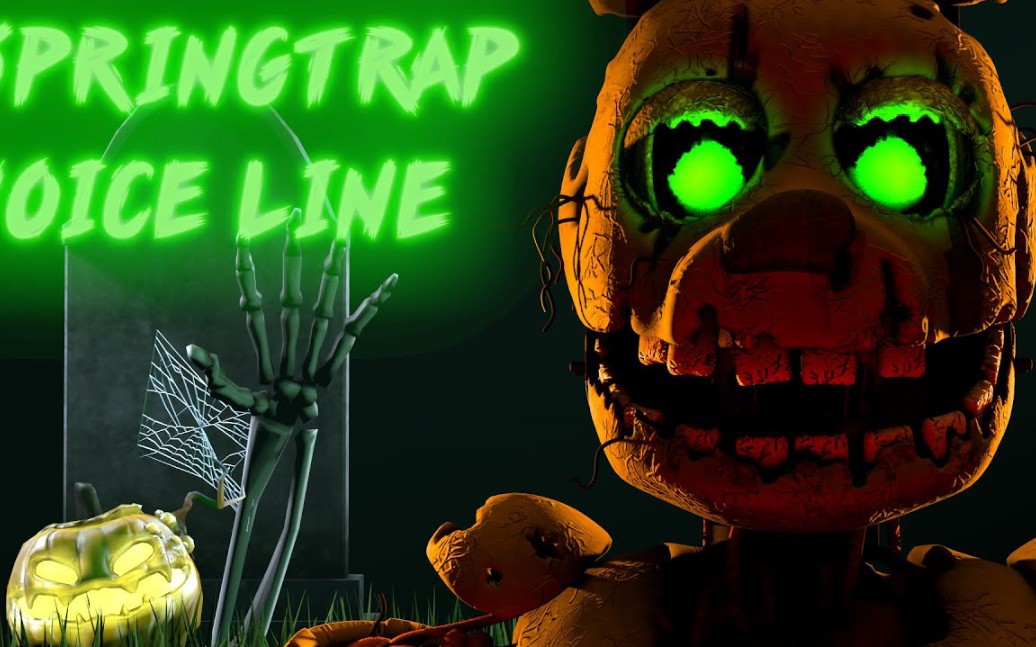 [sfm fnaf] 所有springtrap的声线动画fnaf 3-6