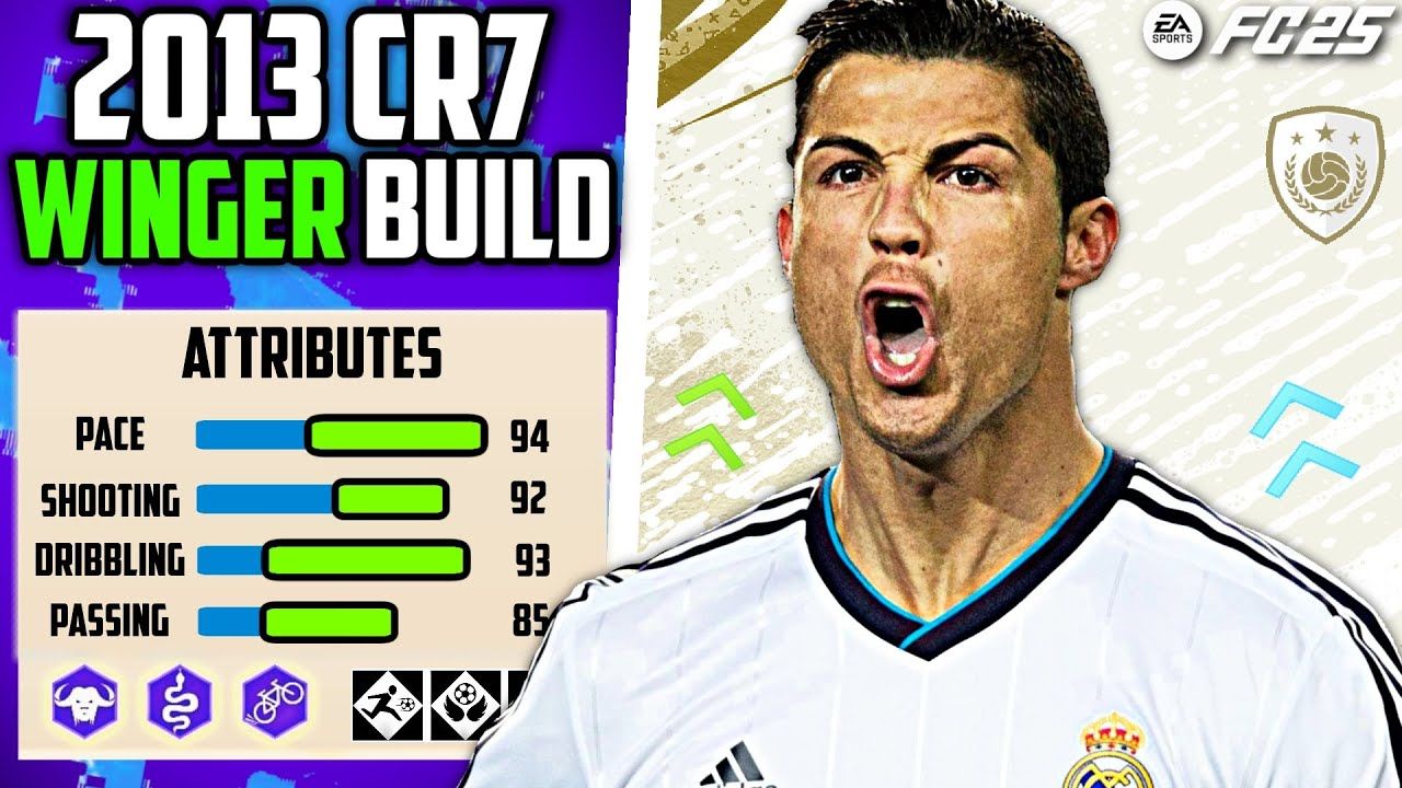 COMPLETE BEST 2013 RONALDO WINGER BUILD EA FC 25 Pro Clubs哔哩哔哩bilibili