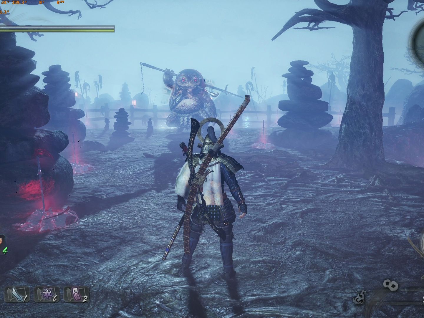 4090 4k拉满重温仁王1一周目之大蛤蟆单挑战