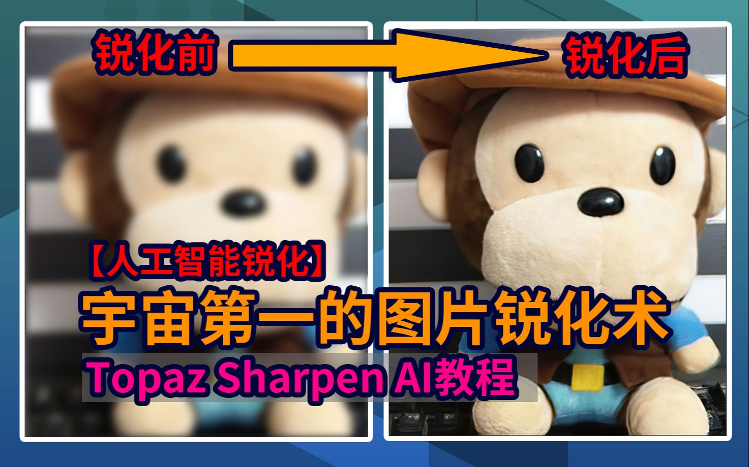 全宇宙最厉害的图片锐化技术:Topaz Sharpen AI哔哩哔哩bilibili