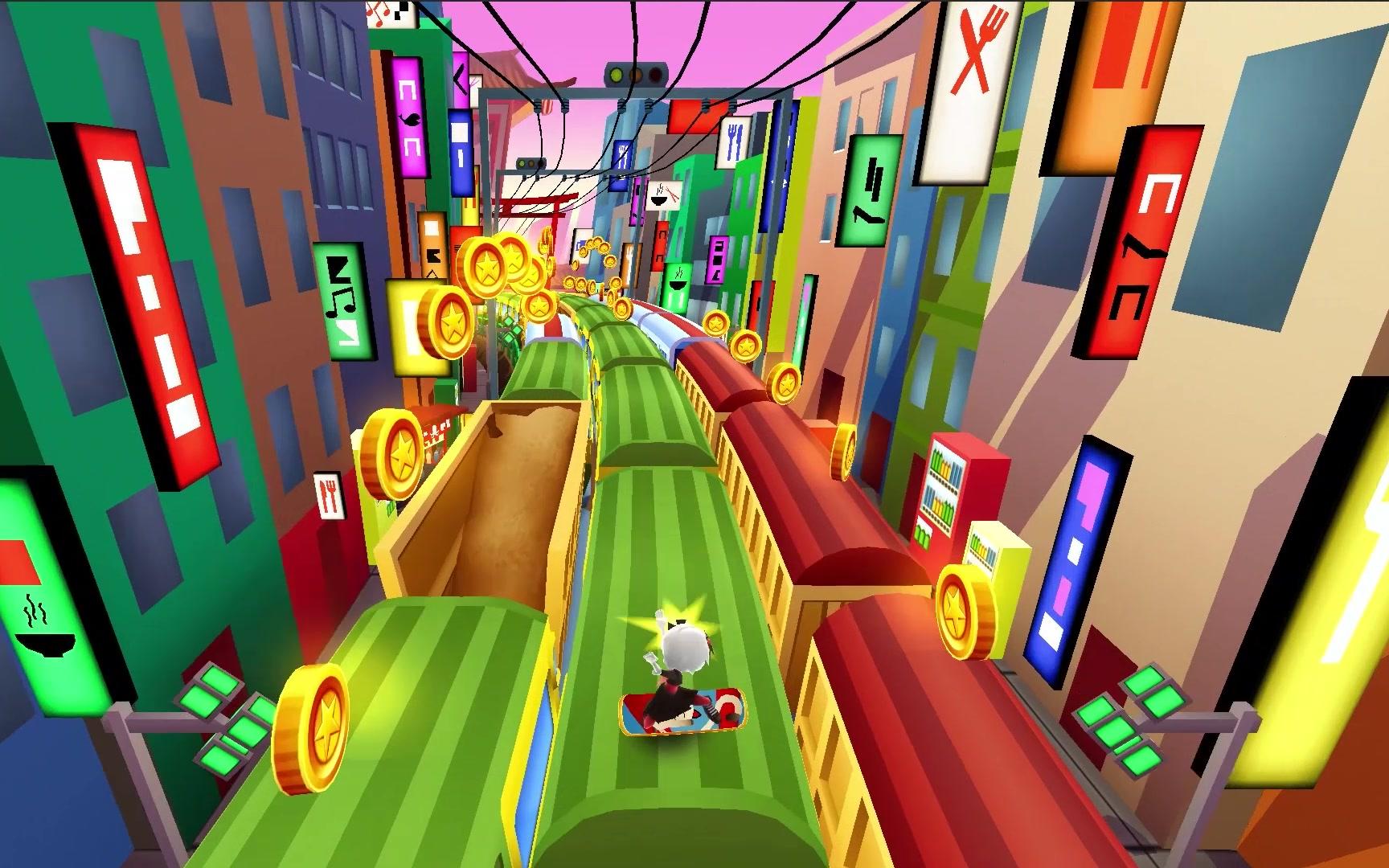 《地铁跑酷》樱花季漫游东京_哔哩哔哩 (゜-゜)つロ 干杯~-bilibili