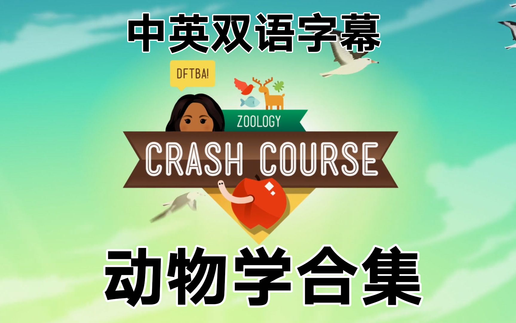 [图]『合集』十分钟速成课：动物学（中英双语字幕）共14章全，Crash Course Zoology