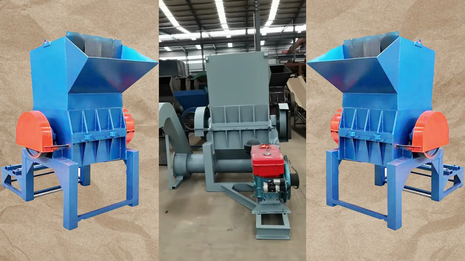 塑料口服液瓶粉碎机 吸管奶茶杯破碎机 新型塑料垃圾破碎设备