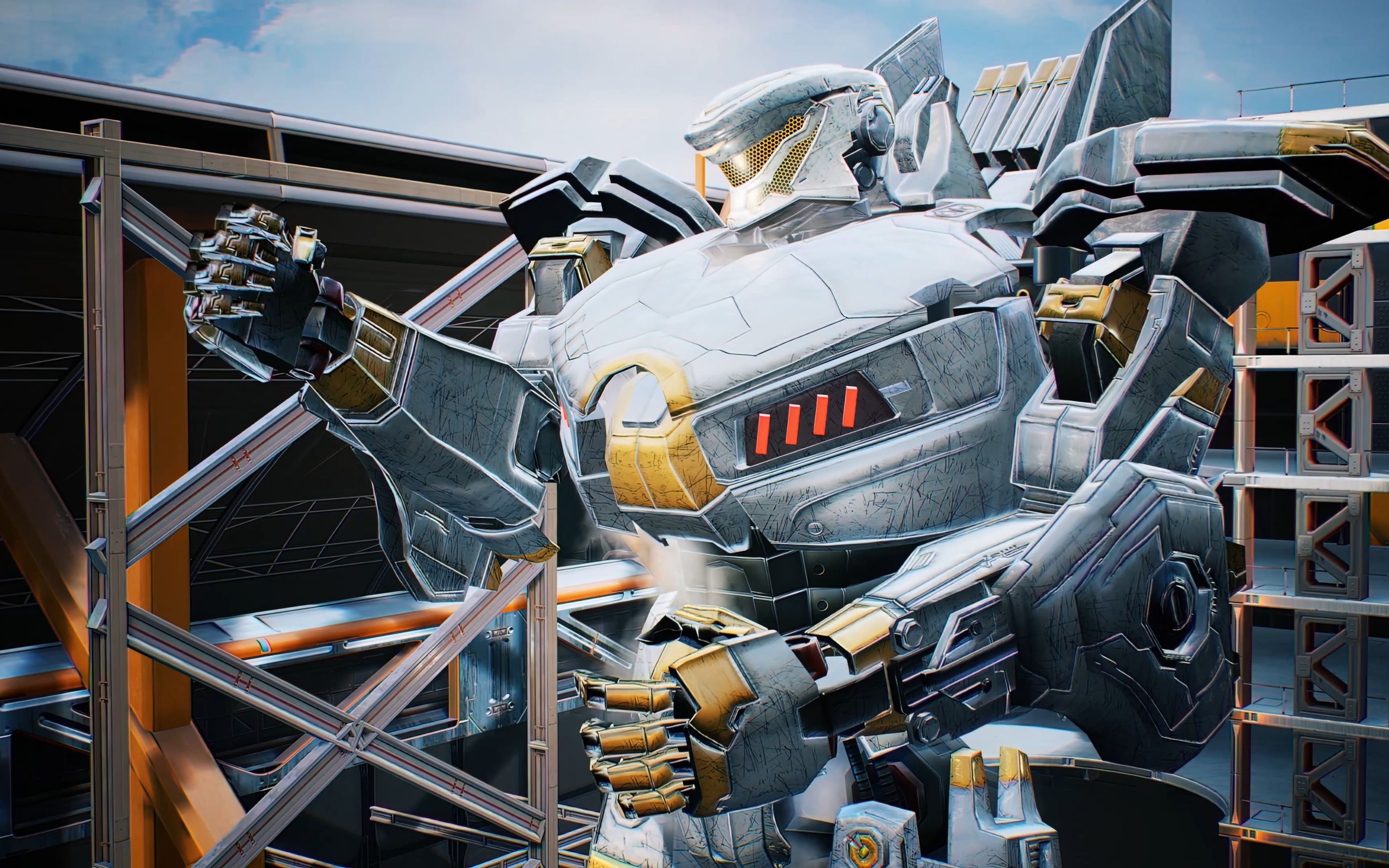 活动  【三连】c4d导入ue机甲场景案例《model》案例说明-送工程(ue作